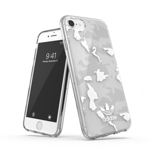 Adidas iPhone 6/6S/7/8/SE Skal Snap Case Camo Clear AOP - Elgiganten
