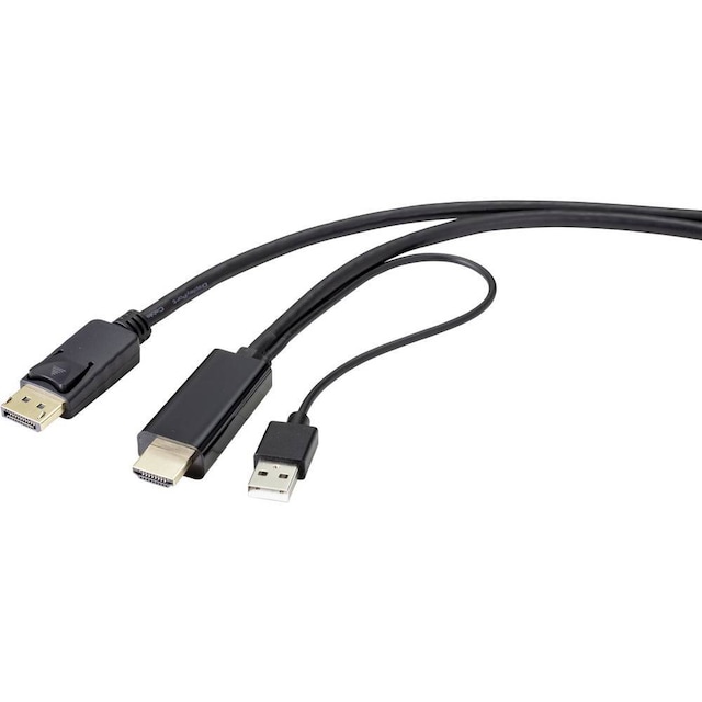 Renkforce HDMI / DisplayPort Anslutningskabel 2.00 m