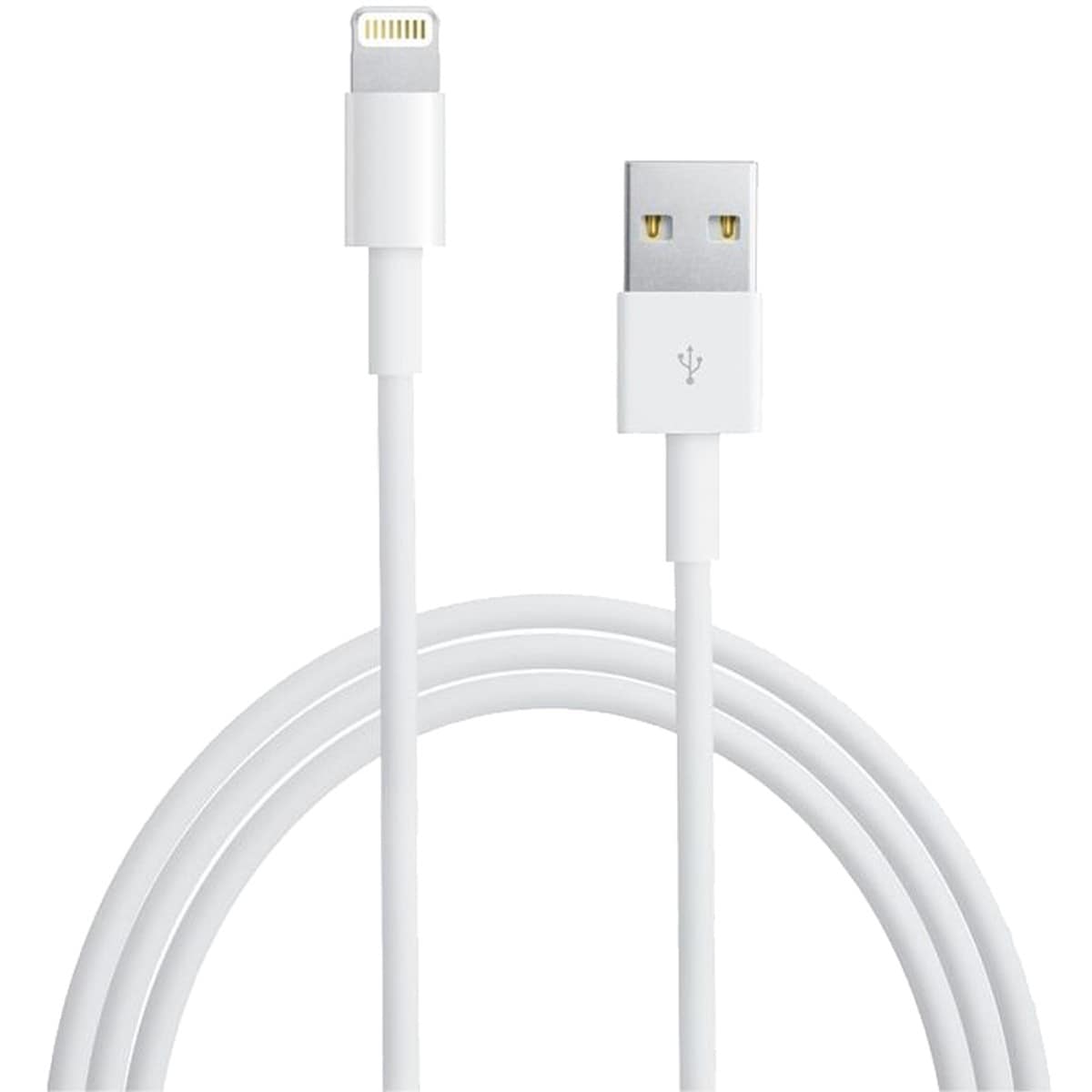 Apple Lightning USB-Kabel MD819ZM/A (vit) 2 m - Övriga kablar och adapters  till mobil - Elgiganten