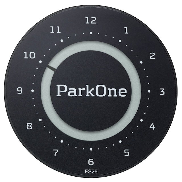 ParkOne 2 Parkeringsbricka (svart)