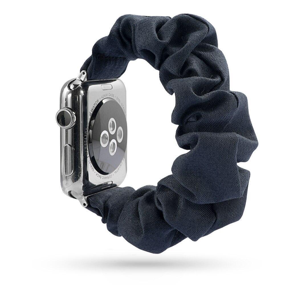 SKALO Scrunchie armband Apple Watch 42/44/45/49mm - Blå - Elgiganten