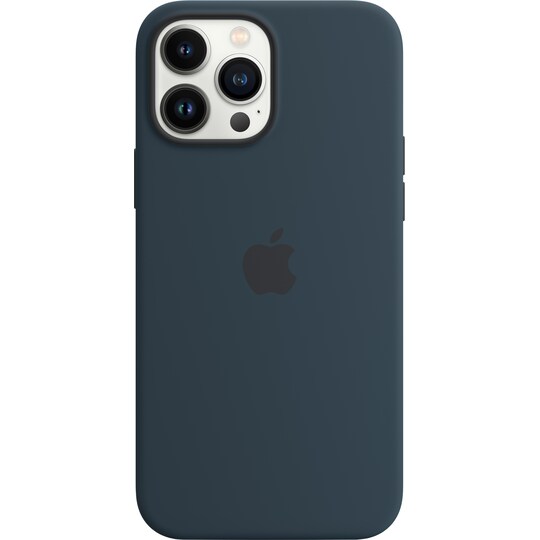 iPhone 13 Pro Max silikonfodral med MagSafe (Abyss Blue) - Elgiganten