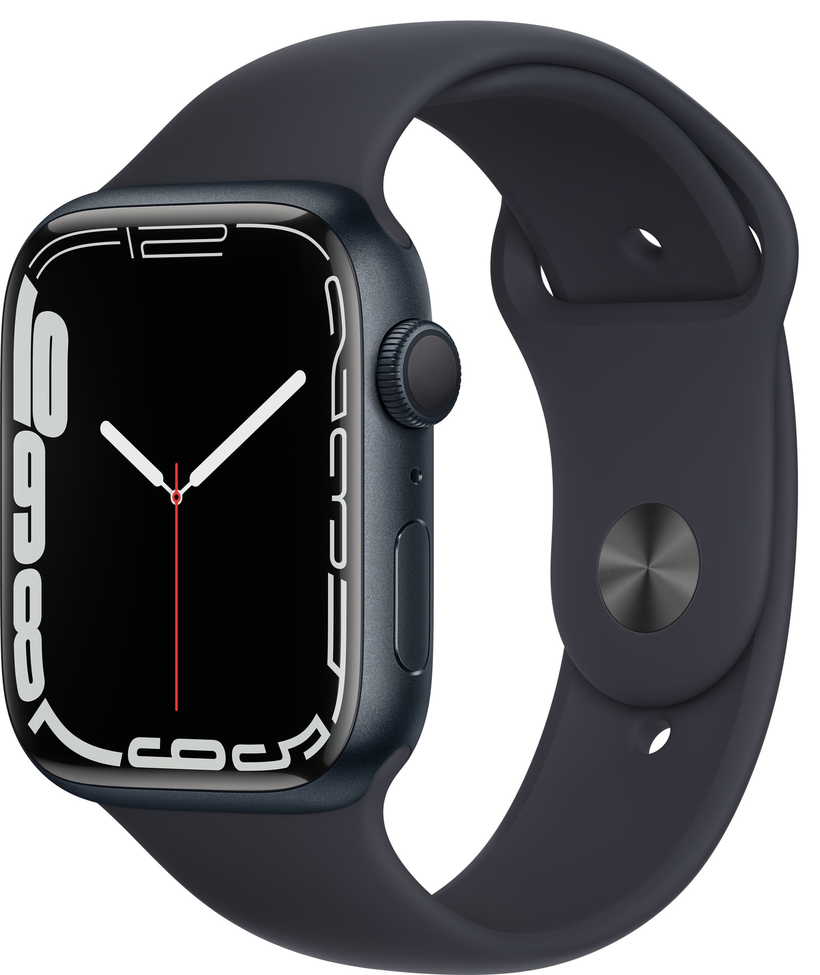 Apple Watch Series 7 45mm GPS (midnight alu. / midnight sport band) -  Elgiganten
