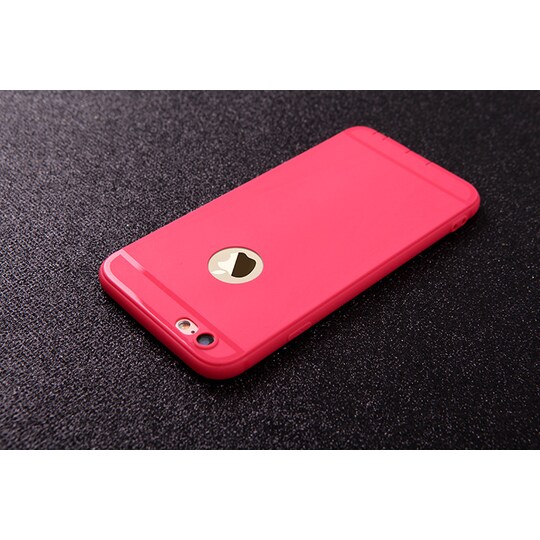 Ultraslim Silikon Skal till iPhone 6/6S - Röd - Elgiganten