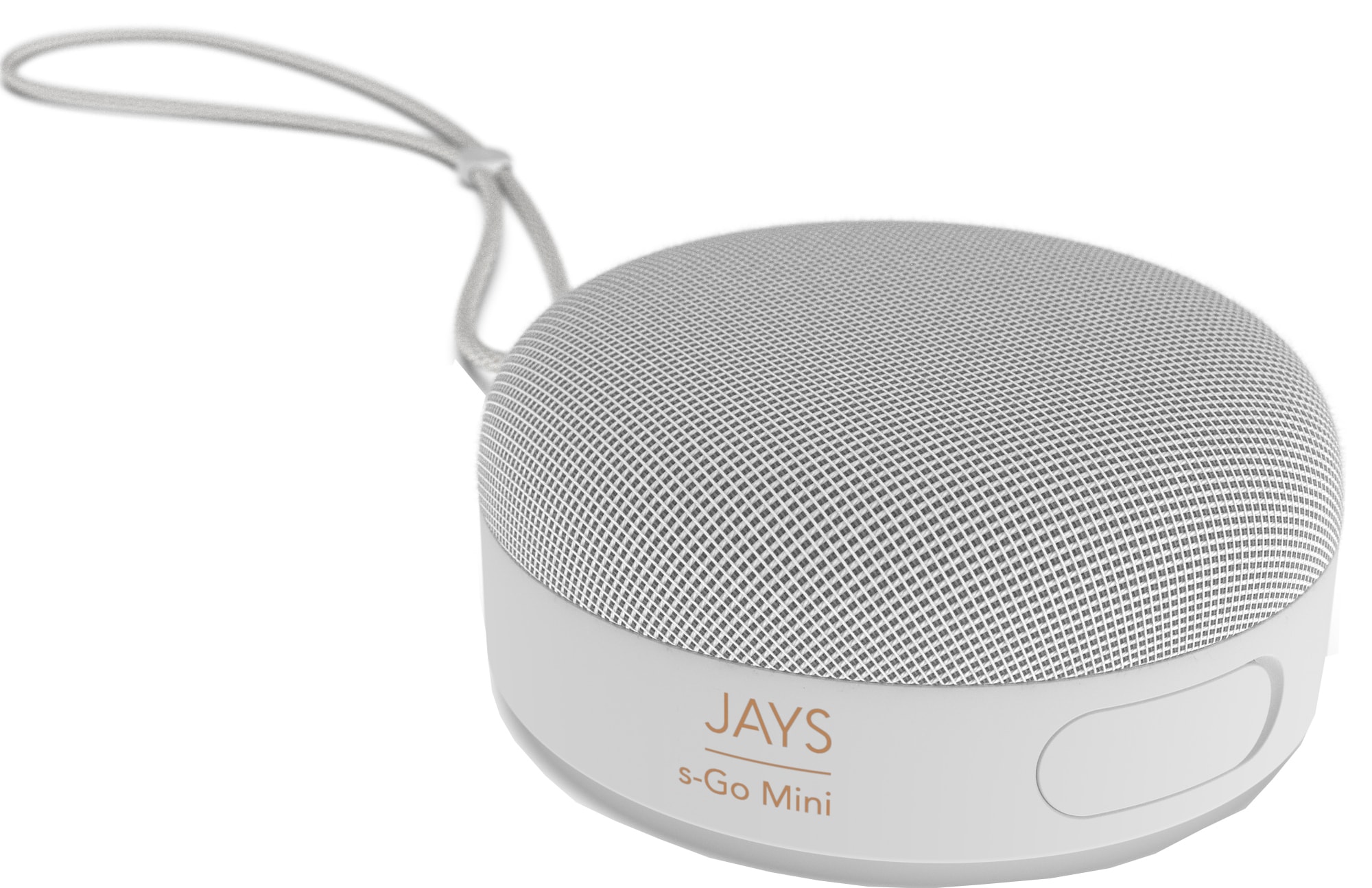 Jays s-Go Mini true wireless högtalare (concrete white) - Elgiganten
