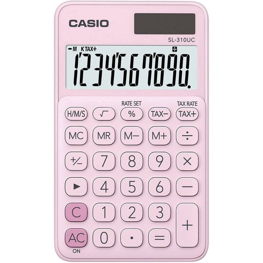 Casio SL-310UC-PK Miniräknare Rosa Display (ställen): - Elgiganten