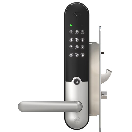 Yale Doorman All Inclusive digitalt dörrlås (borstat stål) - Elgiganten