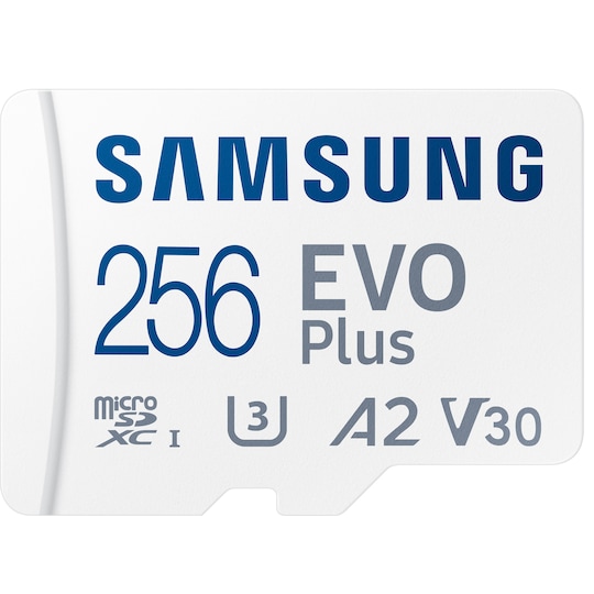 Samsung EVO Plus micro SD minneskort (256GB) - Elgiganten