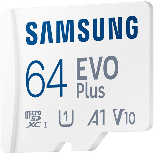Samsung EVO Plus micro SD minneskort (64GB) - Elgiganten