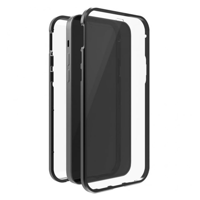 Black Rock iPhone 13 Pro Max Skal 360° Real Glass Case Svart