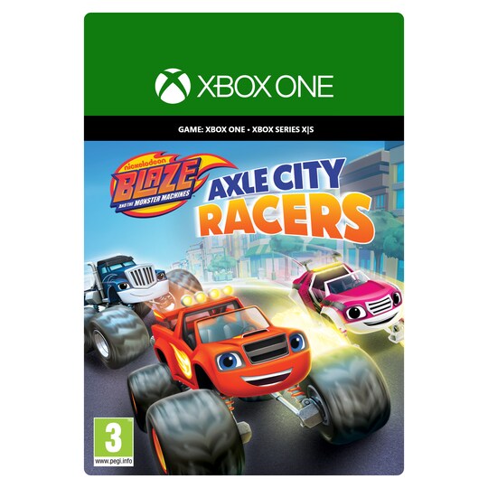 Blaze and the Monster Machines: Axle City Racers - XBOX One,Xbox Serie -  Elgiganten