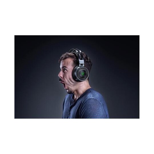 Razer Gaming Headset för Xbox One, Trådlöst, Nari Ultimate, Svart/Grön -  Elgiganten