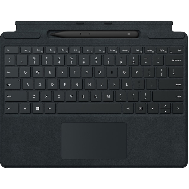 Microsoft Surface Pro 8/9 keyboard + Surface Slim Pen 2 bundle (svart)