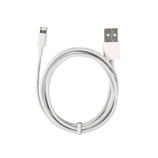 Lightning-kabel till USB, 5 meter, vit - Elgiganten
