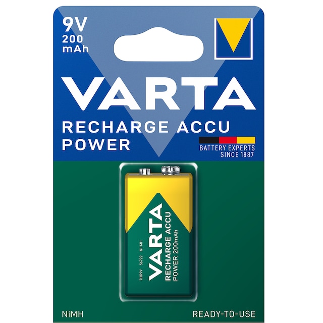 Varta Power 9V 200Mah batteri (1 st)