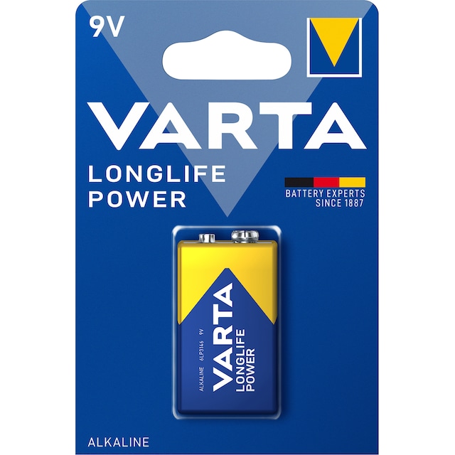 Varta Longlife Power 9V batteri (1 st)