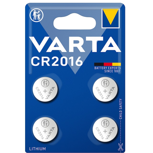 Varta CR 2016-batteri (4 st)