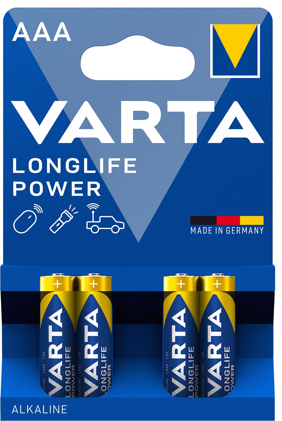 Varta Longlife Power AAA-batteri (4 st)