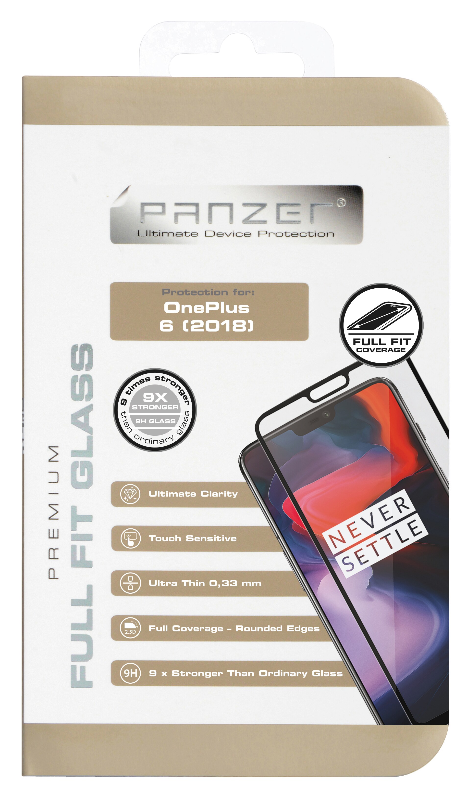 Panzer skärmskydd OnePlus 6 (black) - Skärmskydd - Elgiganten
