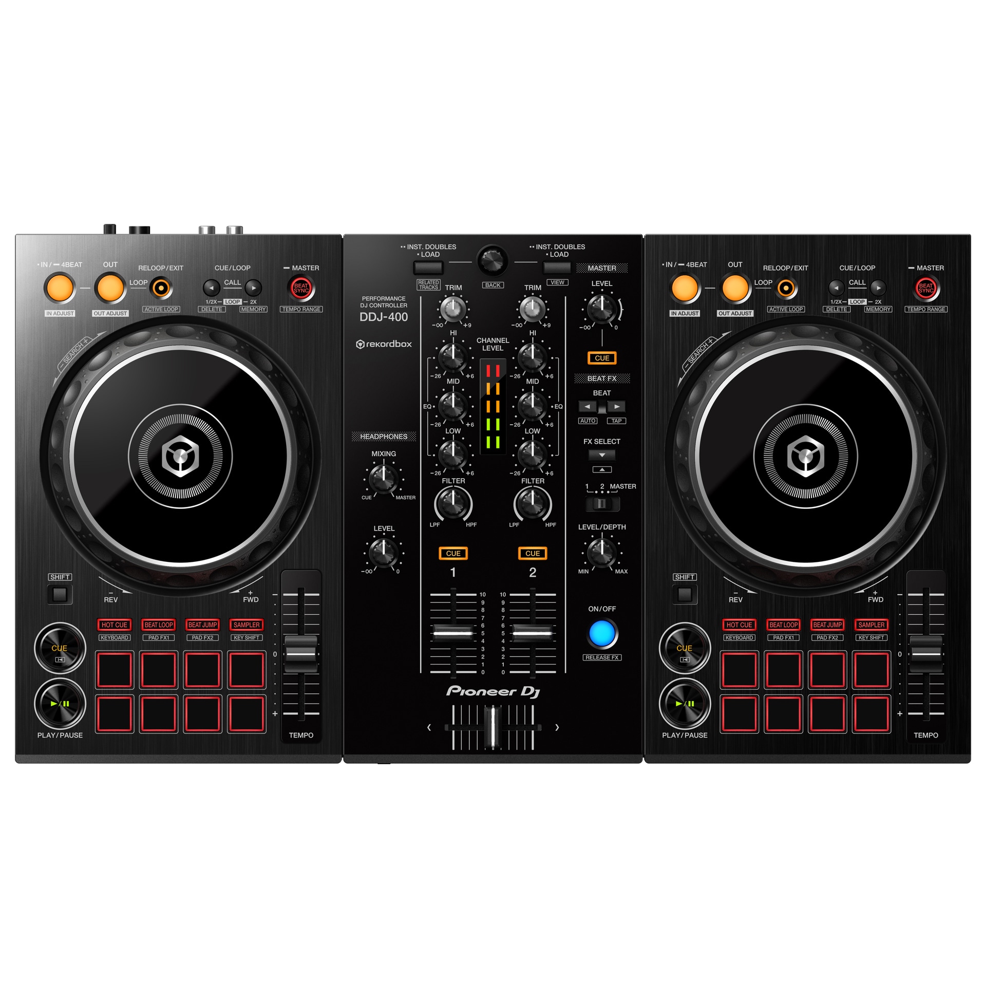 Pioneer portabel DJ-kontroll DDJ-400 - DJ-utrustning ...