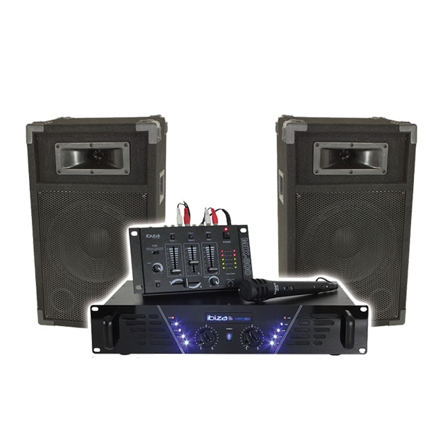 Ibiza DJ -300 Disco system högtalare
