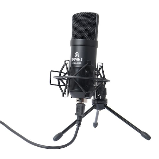 Devine Gamer och Podcaster USB-mikrofon (Svart) - Elgiganten