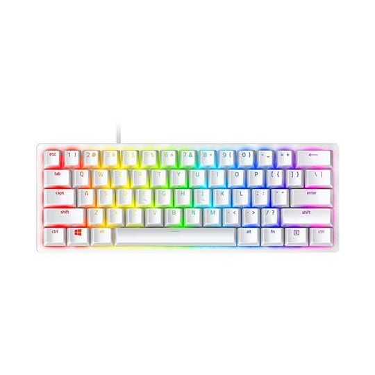 Razer Huntsman Mini 60%, Gaming Keyboard, Optical, US, Mercury, Wired -  Elgiganten