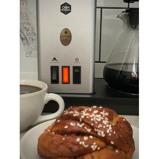 OBH Nordica Blooming kaffebryggare 3000000976 (silver) - Elgiganten