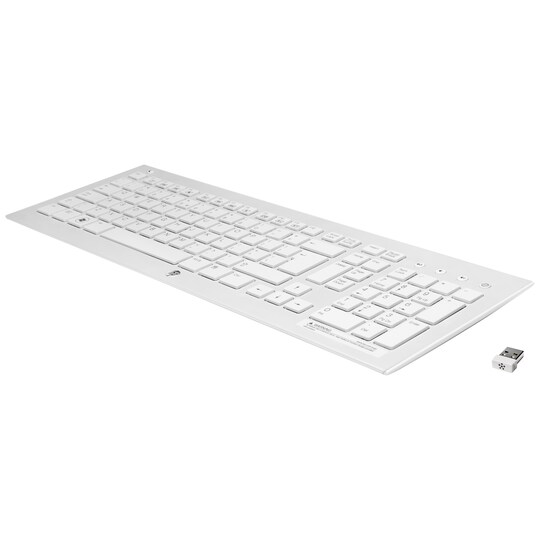 HP K5510 trådlöst tangentbord (vit) - Elgiganten