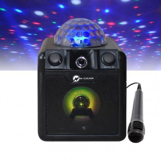 N-Gear Bärbar Bluetooth och Disco Karaoke Högtalare Disco Block 410 50 -  Elgiganten