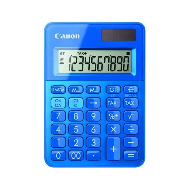 Canon LS-100K-MBL mini pocket calc. blue