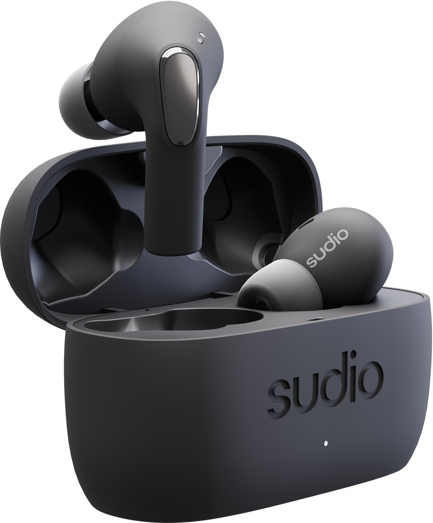 Sudio E2 True Wireless in ear-hörlurar (svart) - Elgiganten