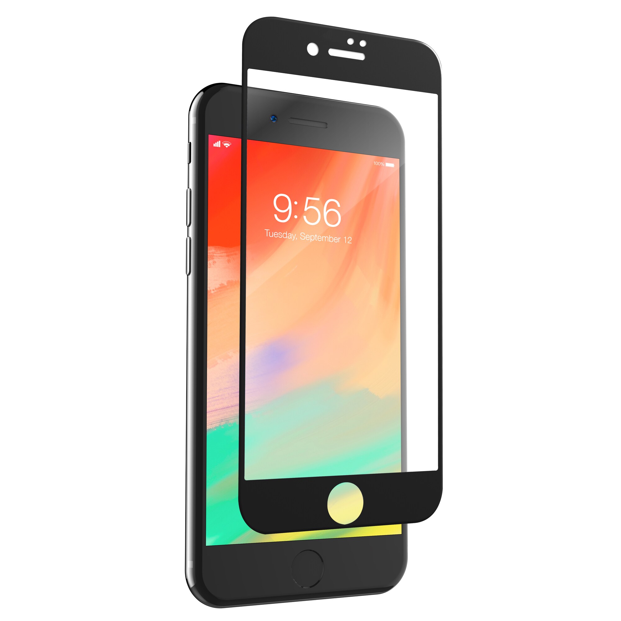 Zagg InvisibleShield välvt skärmskydd iPhone 7+/8+ - Skärmskydd ...