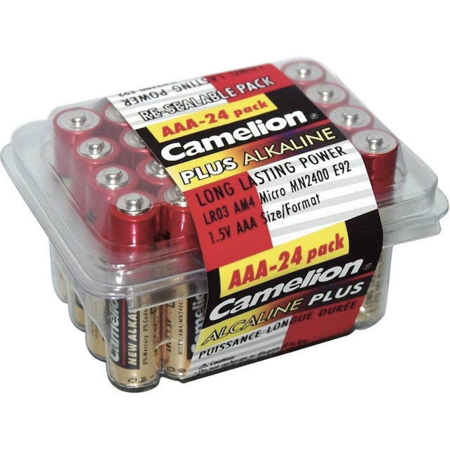 Batteri AAA (R03) Alkaliskt Camelion Plus LR03 1250 mAh