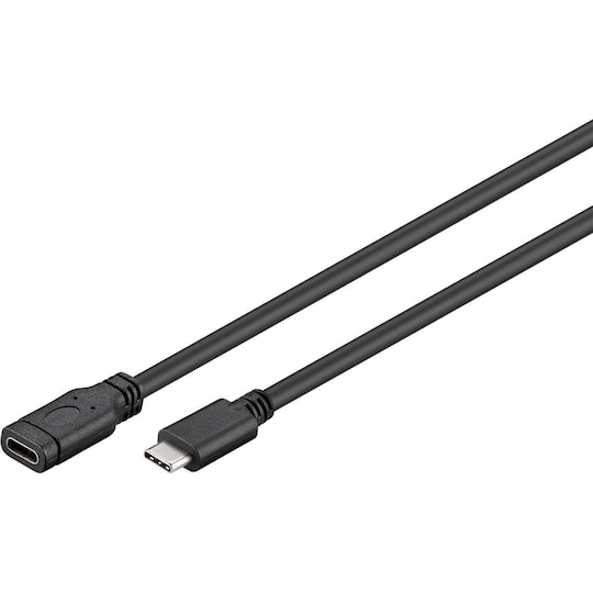 USB-C™-förlängning USB 3.1 generation 1, svart - Elgiganten