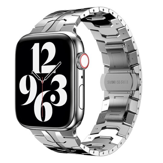 Iron Man Rostfritt Armband Apple Watch 5 (40mm) - Silver - Elgiganten