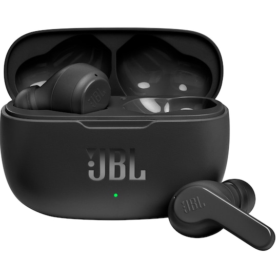 JBL Wave 200 True Wireless in ear-hörlurar (svarta) - Elgiganten