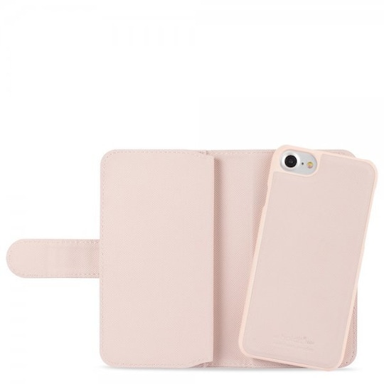holdit iPhone 6/6S/7/8/SE Fodral Wallet Case Extended Magnet Löstagbart  Skal Blush Pink - Elgiganten
