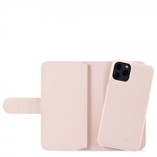 holdit iPhone 12/iPhone 12 Pro Fodral Wallet Case Extended Magnet  Löstagbart Skal Blush Pink - Elgiganten