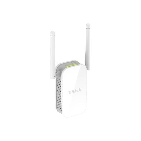 D-Link N300 Wi-Fi Range Extender,upp till 300 Mbps,10/100 Ethernet,vit -  Elgiganten