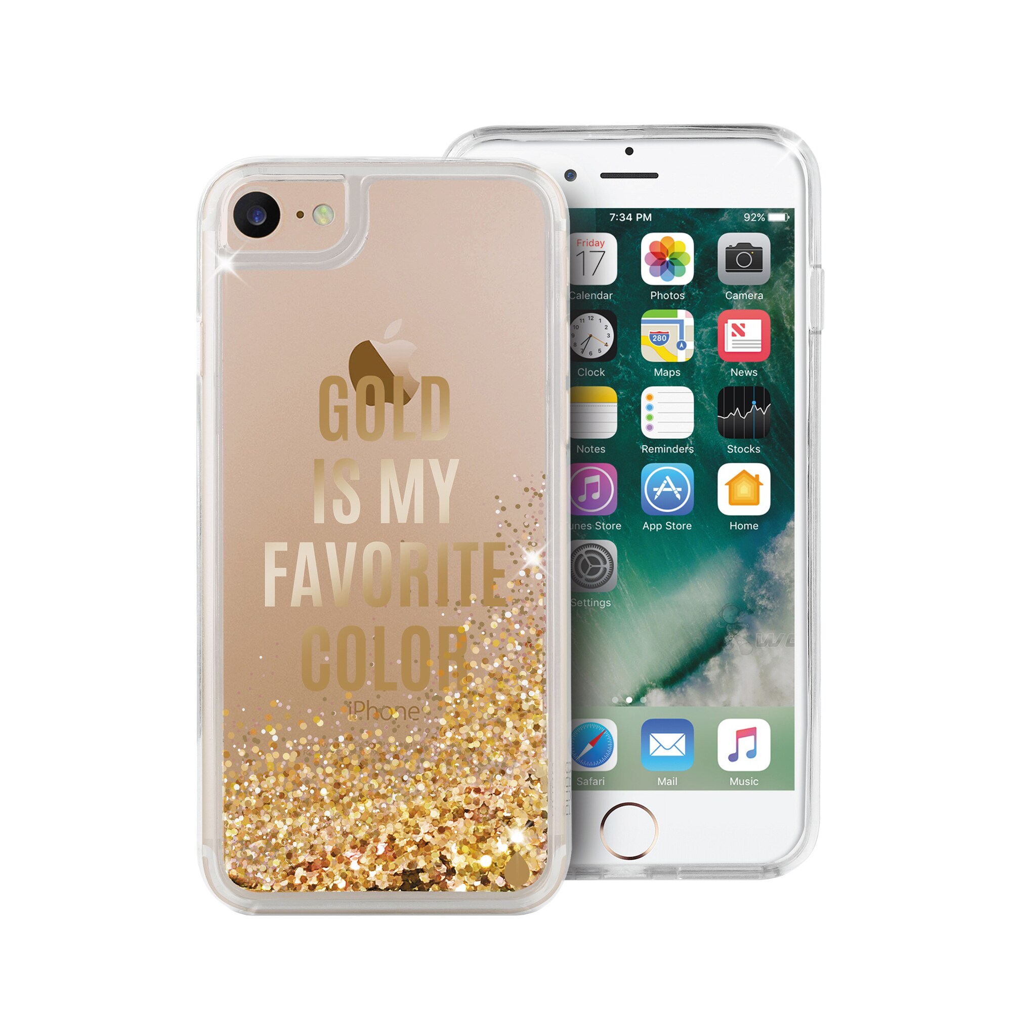 Puro iPhone 6/6s/7 Aqua fodral (guld) - Skal och Fodral - Elgiganten