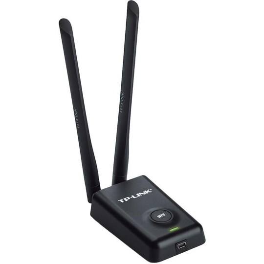 TP-Link trådlöst nätverkskort, USB, 300Mbps, 802.11b/g/n, svart  (TL-WN8200ND) - Elgiganten