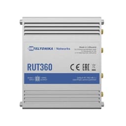 Teltonika Industrial Cellular Router RUT360 LTE CAT6 1 x LAN-portar, 1
