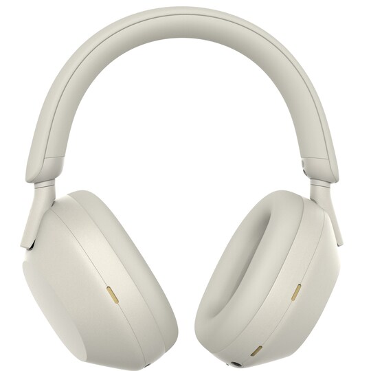Sony WH-1000XM5 trådlösa around-ear hörlurar (vita) - Elgiganten