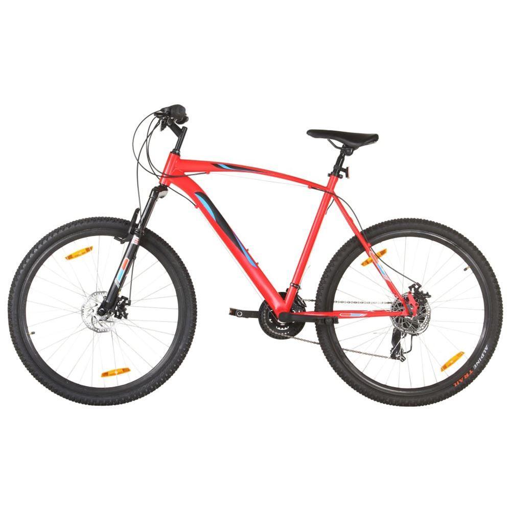 vidaXL Mountainbike 21 växlar 29-tums däck 53 cm ram röd - Elgiganten