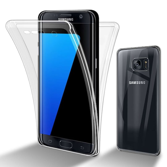 Samsung Galaxy S7 EDGE Skal Fodral Case (Genomskinlig) - Elgiganten