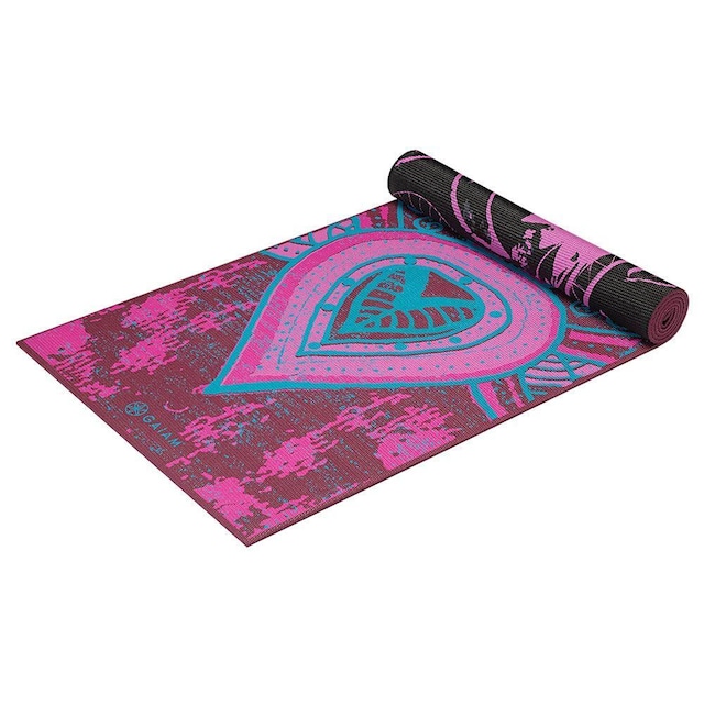 Gaiam Be Free Yoga Mat 6mm Premium Reversible, Yogamattor