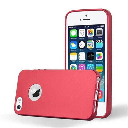 iPhone 5 / 5S / SE 2016 Skal Fodral Case (Röd) - Elgiganten