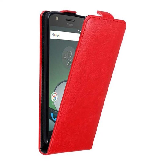 Motorola MOTO Z PLAY Flipfodral Skal (Röd) - Elgiganten