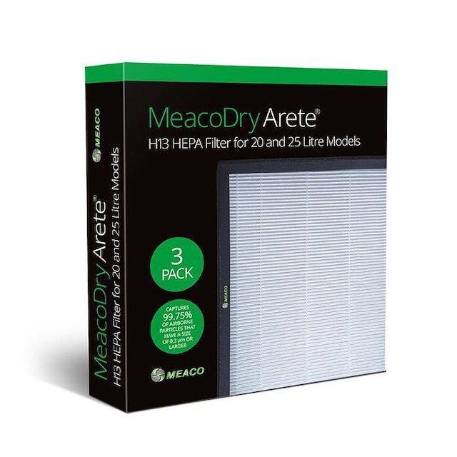 Meaco Arete One HEPA 13 filter för 20L och 25L (3 st.)